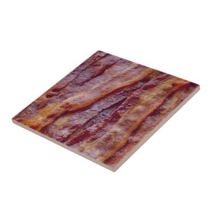 Fried bacon tile
