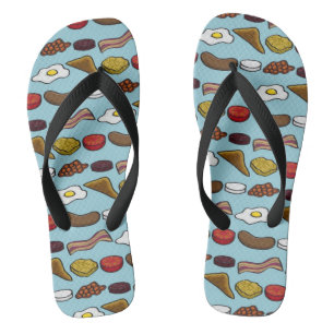 Fried Breakfast Flip Flops