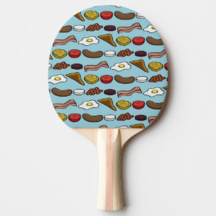 Fried Breakfast Ping Pong Paddle