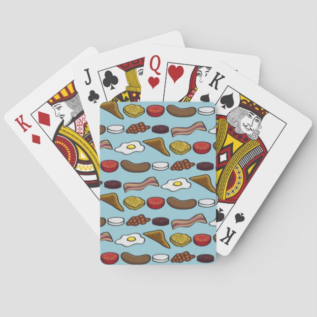 Fried Breakfast Playing Cards (Back)