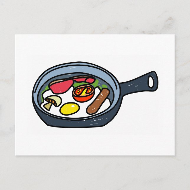 fried-breakfast postcard (Front)