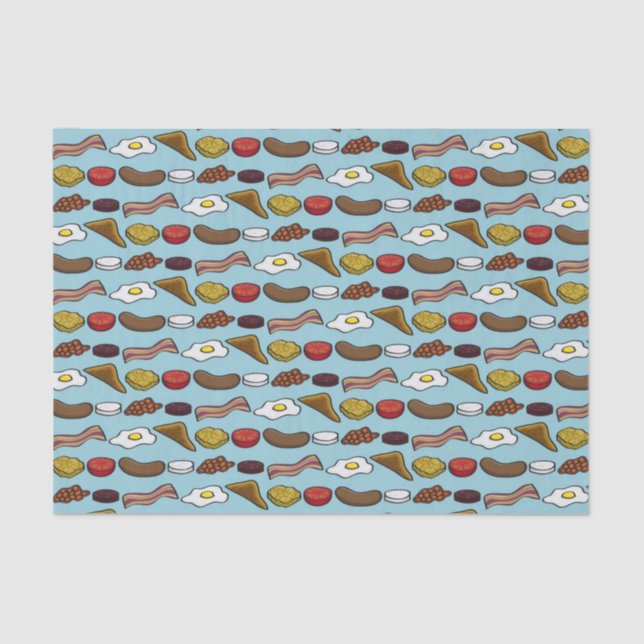 Fried Breakfast Tissue Paper (Front)