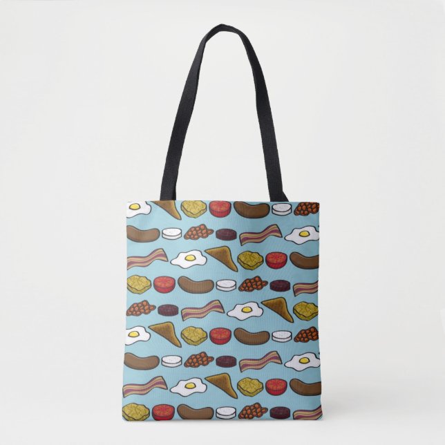 Fried Breakfast Tote Bag (Front)