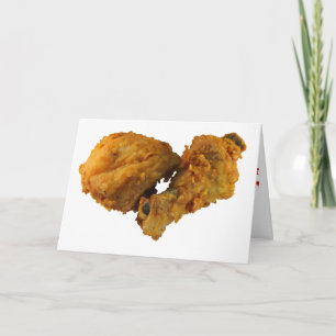 Fried chicken birthday card