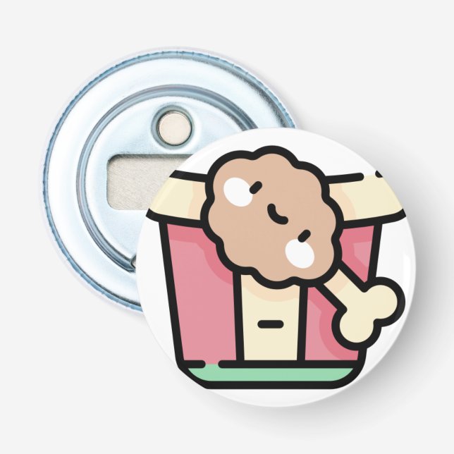 fried chicken bottle opener (Front)