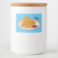 Fried chicken cartoon illustration