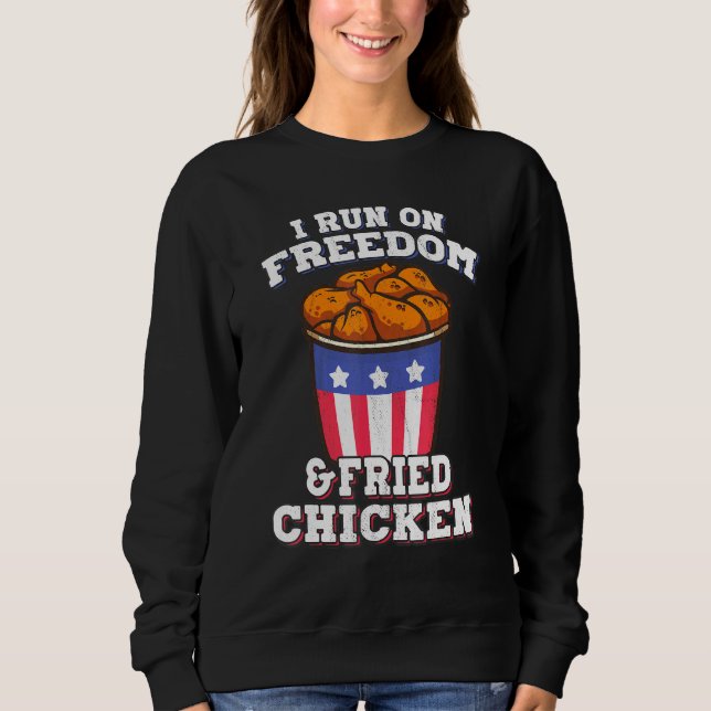 Fried Chicken Chicken Nugget Wings Drumsticks Sweatshirt (Front)