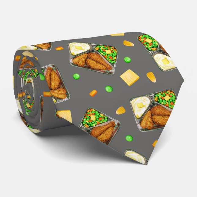 Fried Chicken Dinner Tie (Rolled)