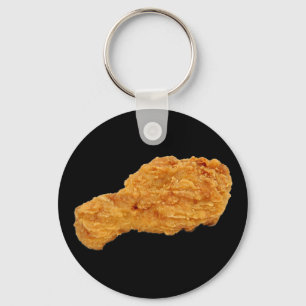 Fried Chicken Drumstick T Shirt Key Ring