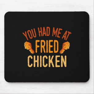 Fried Chicken Food Lover Restaurant Dish Kitchen C Mouse Mat