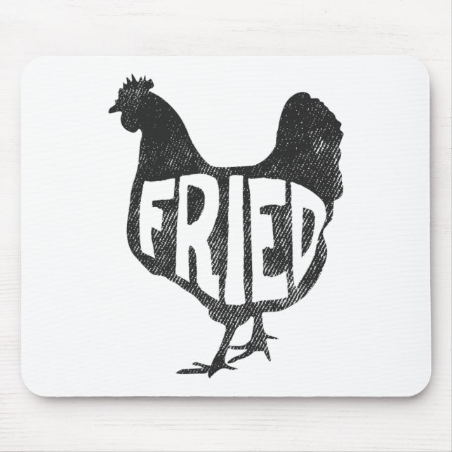 Fried Chicken Funny Graphic  Mouse Mat (Front)