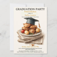 Fried Chicken Graduation Party Celebration