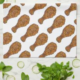 Fried Chicken Leg Drumstick Soul Food Foodie Towel
