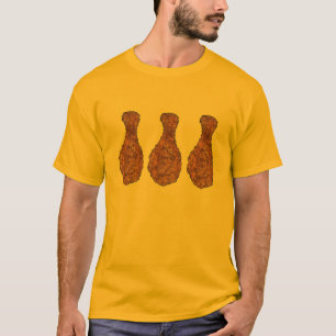 Fried Chicken Legs Drumsticks Drumstick Foodie Tee