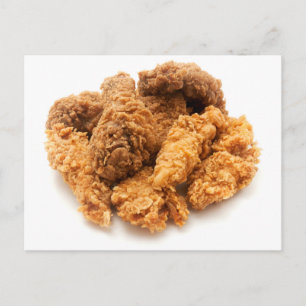 Fried chicken postcard