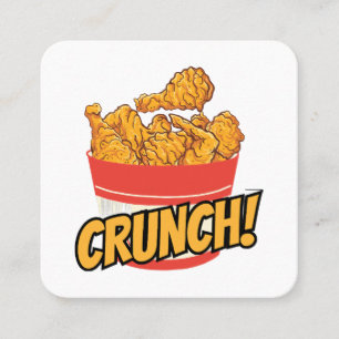 Fried-chicken Square Business Card
