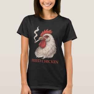 Fried Chicken Stoner Funny Weed T-Shirt