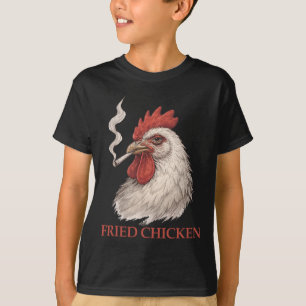 Fried Chicken Stoner Funny Weed T-Shirt