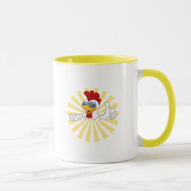Fried Chicken Typography Mug (Right)
