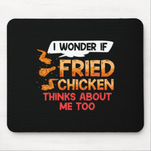 Fried Chicken Wing Recipe Strips Fingers Mouse Mat