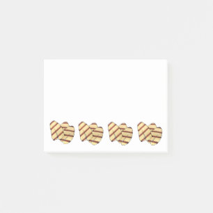 Fried Cypriot Halloumi Grilling Cheese Vegetarian Post-it Notes