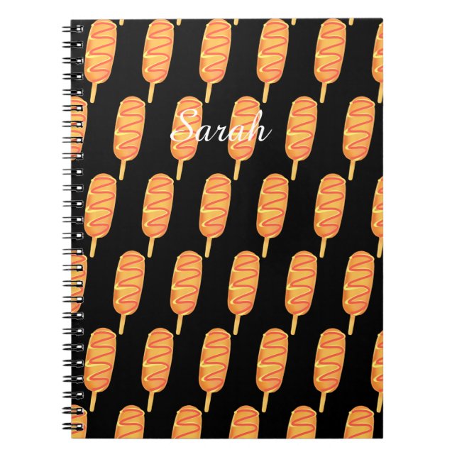 Fried Dough On A Stick Notebook (Front)