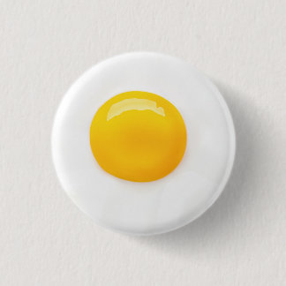 FRIED EGG 2   PAPER PLATES 3 CM ROUND BADGE