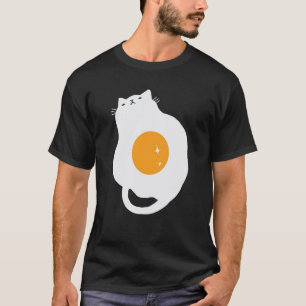 Fried Egg Cat Funny Halloween Costume Tshirt