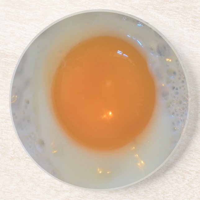Fried egg coaster (Front)