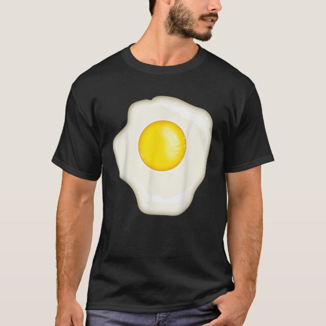 Fried Egg Cool Sunny Side Up Egg Lovers Tee Gift  (Front)