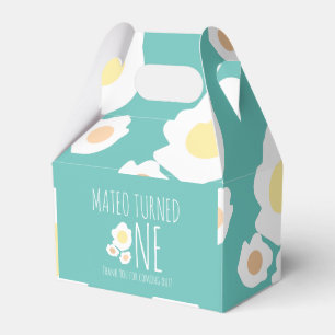 Fried Egg First Birthday Thank You Favour Box