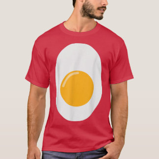 Fried Egg Funny Cute Lazy Halloween Costume T-Shirt