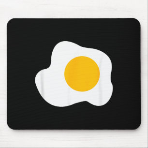 Fried Egg Graphic Funny Breakfast Eggs Lover Mouse Mat