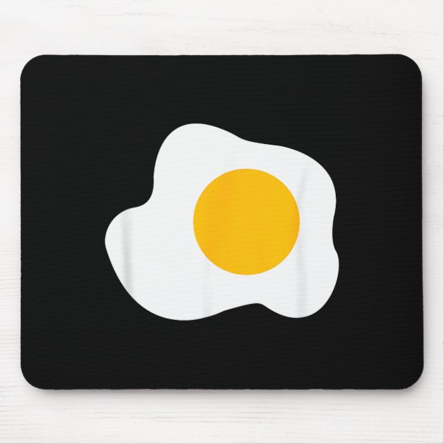 Fried Egg Graphic Funny Breakfast Eggs Lover  Mouse Mat (Front)