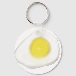 Fried Egg Key Ring