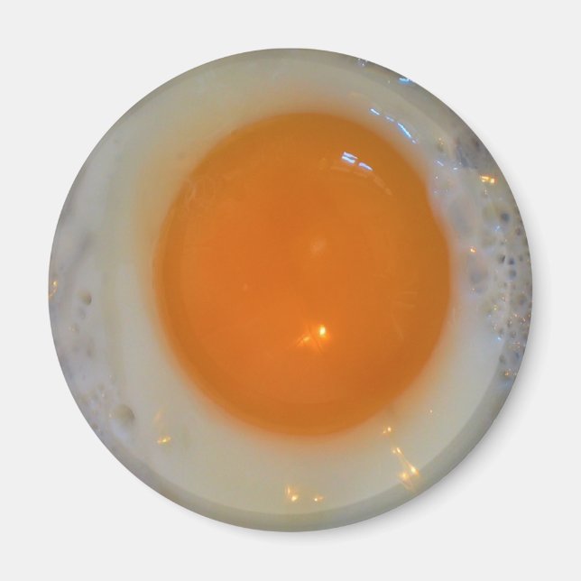 Fried egg magnet (Front)