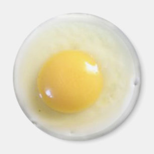 fried egg photo magnet