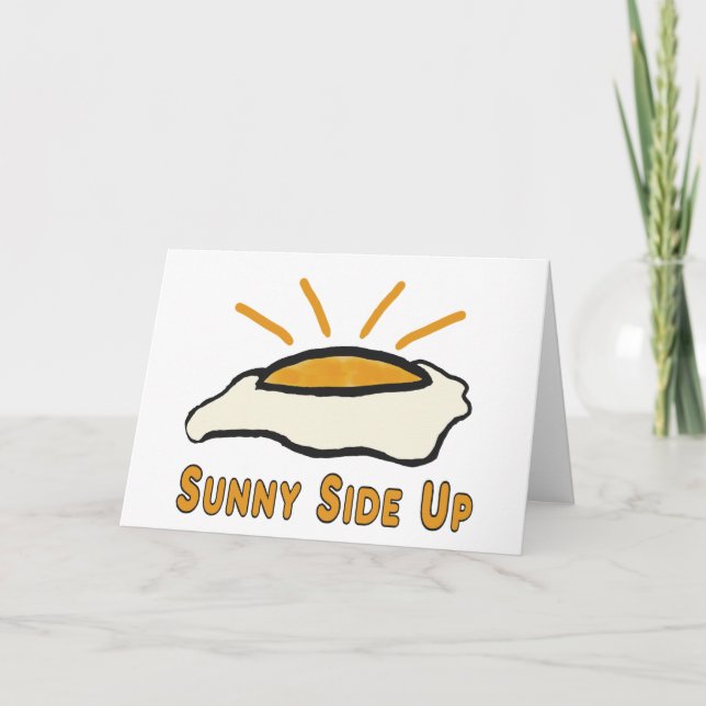 Fried Egg - Sunny Side Up Card (Front)