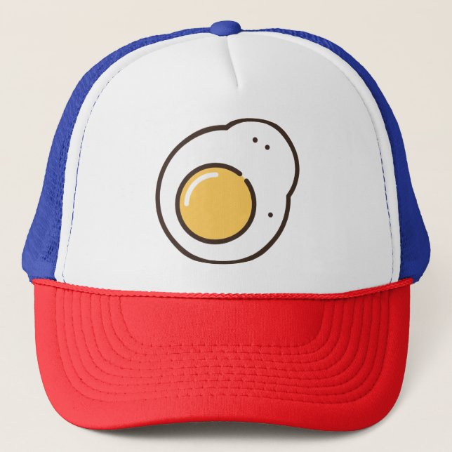 fried-egg trucker hat (Front)