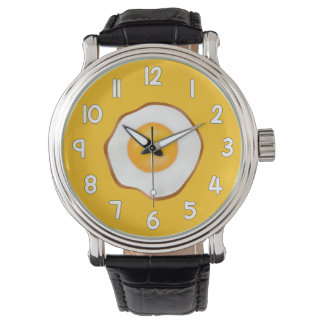 Fried Egg Wrist Watch – Fun Breakfast Inspired Tim