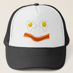 Fried Eggs and Bacon Set Trucker Hat