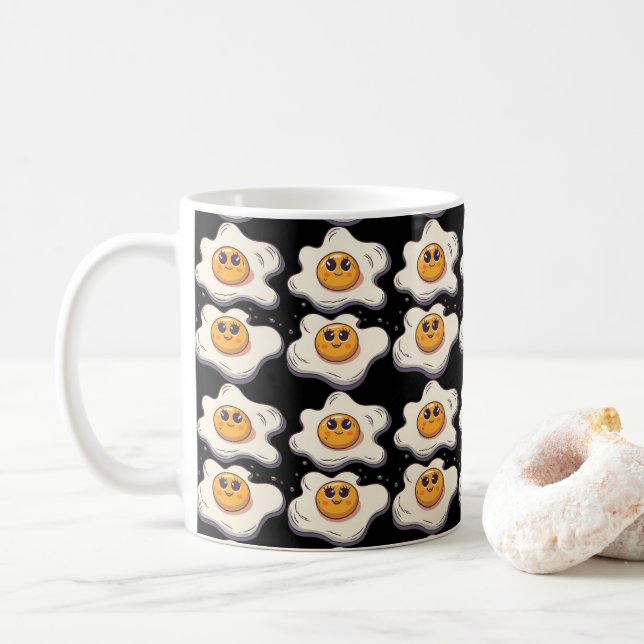 Fried Eggs Coffee Mug (With Donut)