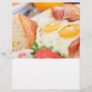 Fried eggs flyer