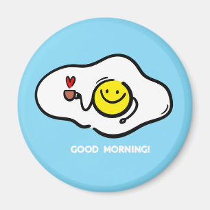 Fried eggs good morning magnet