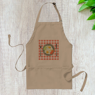 Fried Eggs On A Plate Apron