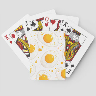 Fried Eggs Playing Cards
