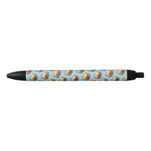 Fried Eggs Sunny side Up Black Ink Pen