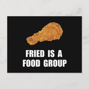 Fried Food Group Postcard
