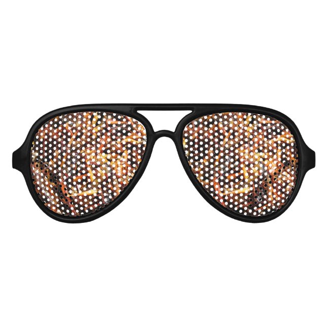 Fried Grasshopper (Takkataen Thot) Asian Food Aviator Sunglasses (Front)
