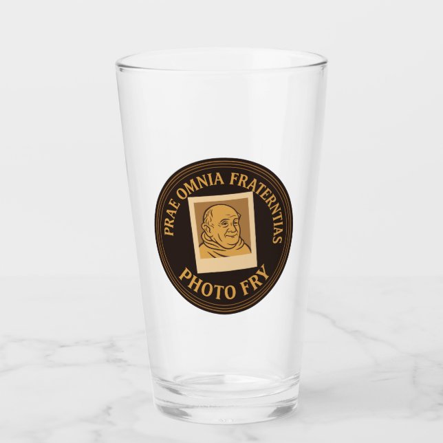 Fried Pint Glass (Front)